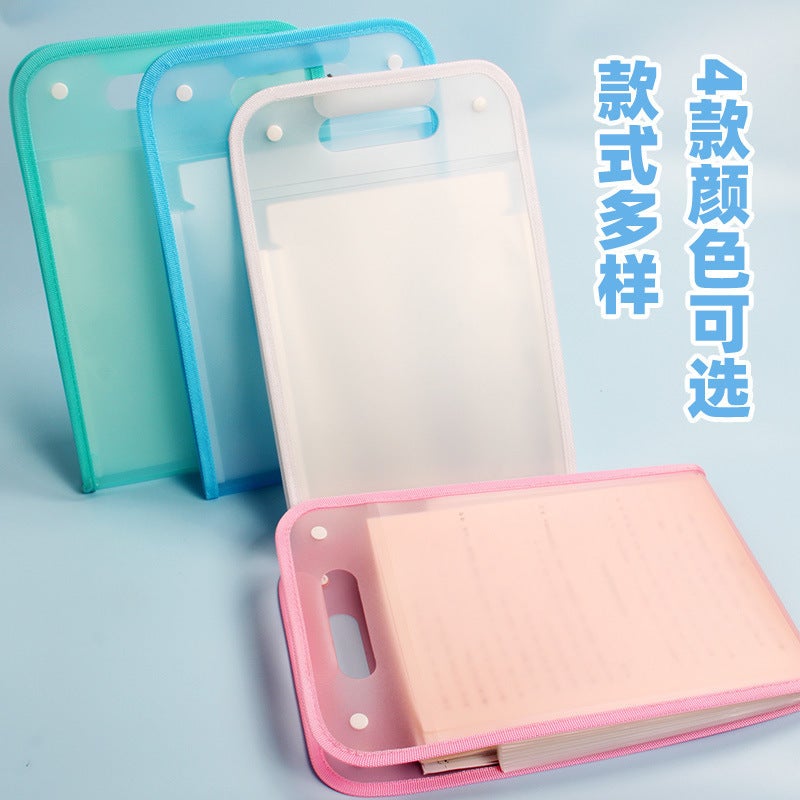 Multi-Layer Portable Examination Paper Holder Storage Bag Subject Classification Organ Bag Junior High School Students File Holder Bag Primary School Durable - Image 5